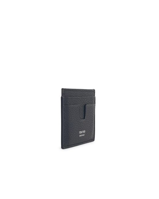 Tom Ford Blue Leather Cardholder for men