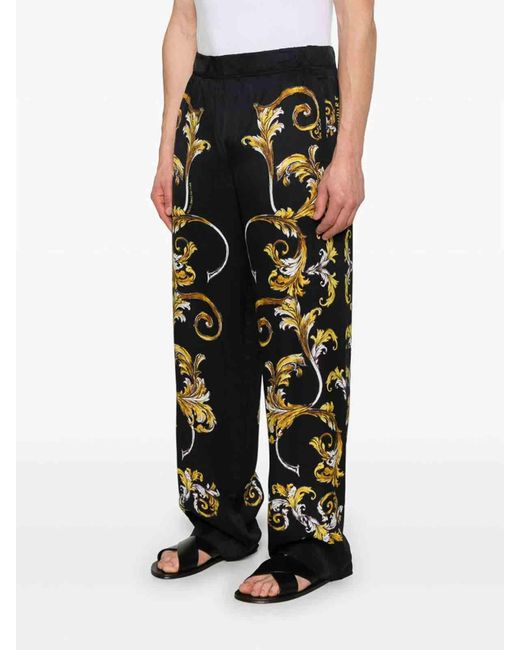 Versace Jeans Couture Black Pants for men
