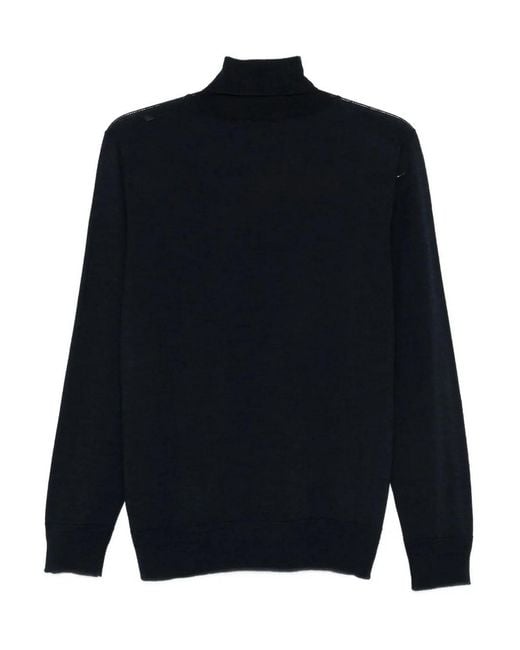 Barena Blue Camio Knit Sweater for men