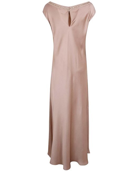 Antonelli Pink Maxwell Super Jasmine Energy Cady Long Dress