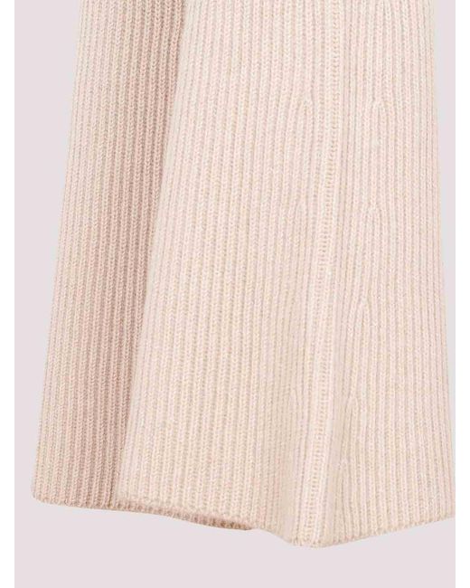 Peserico Pink Flare Knit Rib Pant