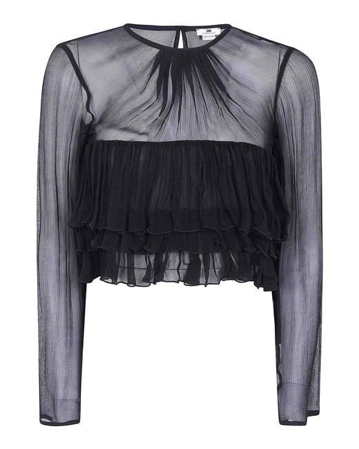 Elisabetta Franchi Black Shirt