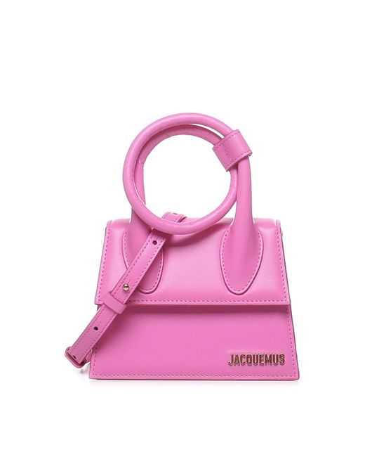 Jacquemus Pink Le Chiquito Noeud Bag