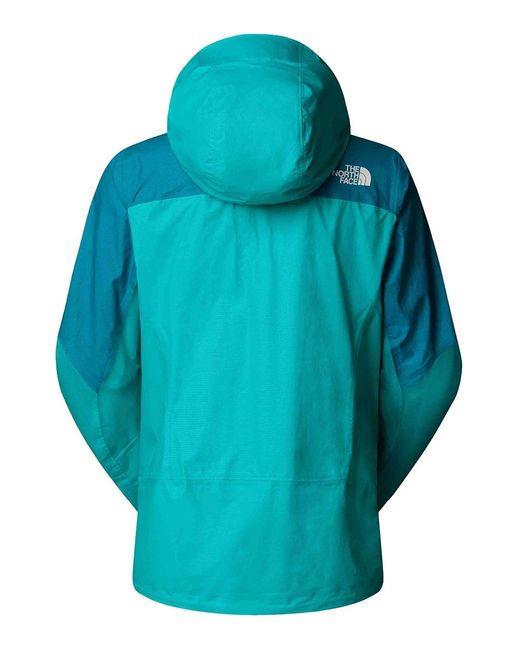 The North Face Blue Colour-Block Waterproof Jacket