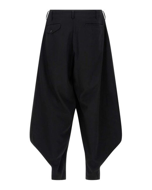 Comme Des Garcons Hommes Plus Blue Extra Loose Leg Pants for men