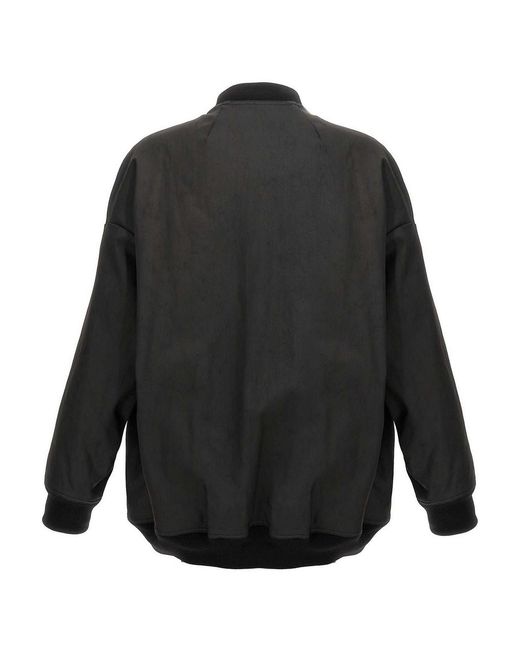 Rick Owens Gray Jumbo Peter Flight Jacket for men