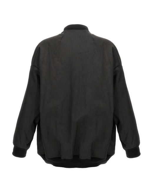 Rick Owens Gray Jumbo Peter Flight Jacket for men