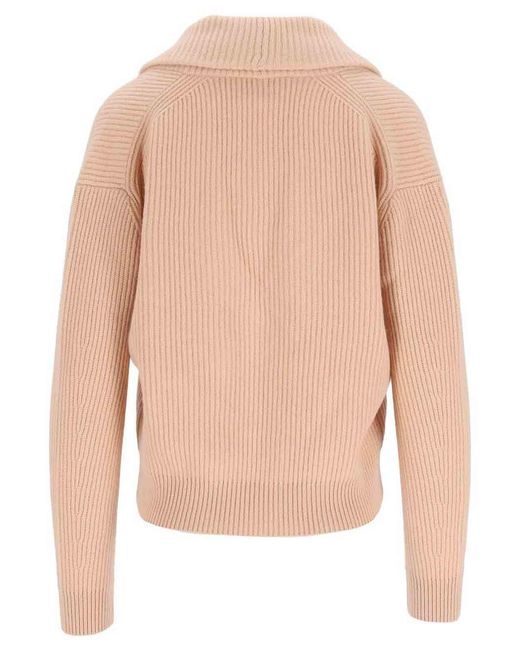 Forte_forte Natural English Rib Cardigan