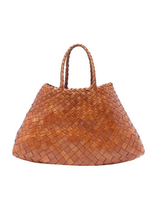 Dragon Diffusion Brown Santa Croce Small Bag