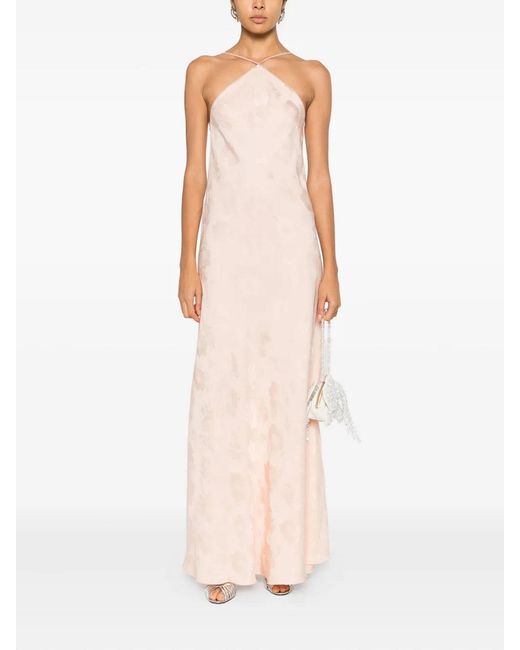Forte_forte Pink Alba Flower Dress