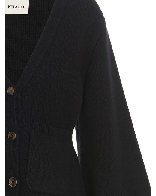 Khaite Black Cardigan