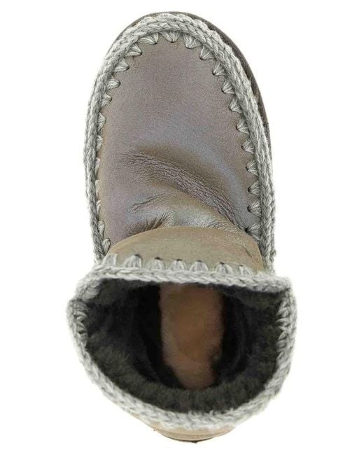 Mou Gray Eskimo 18 Ankle Boots