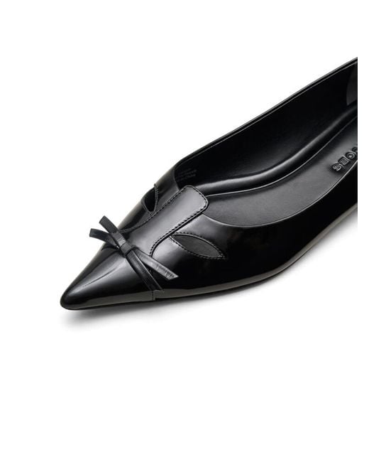 Marc Jacobs Black Leather Ballerinas