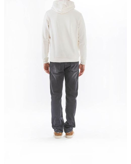 Karl Lagerfeld White Karl Hooded Sweatshirt for men