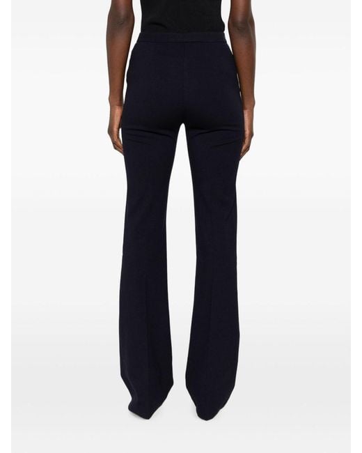 Pinko Black Slightly Flared Elegant Trousers