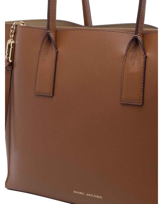 Marc Jacobs Brown Dark The Work Tote Bag