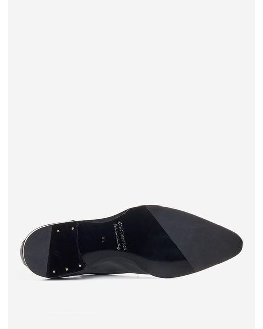 DSquared² Black Leather Classic Shoes for men