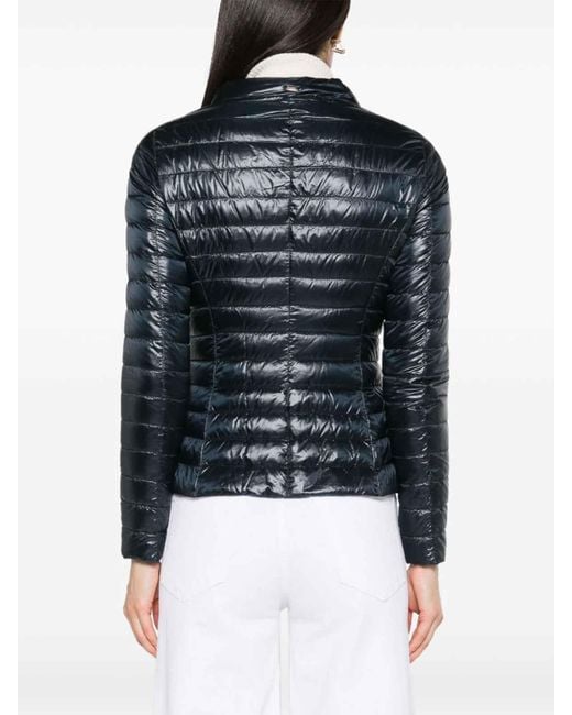 Herno Blue Ultralight Nylon Down Jacket