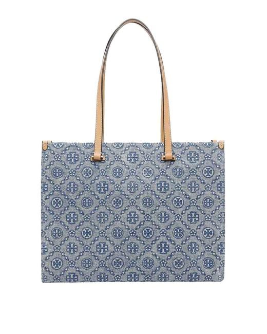 Borsa Tote di Tory Burch in Blue