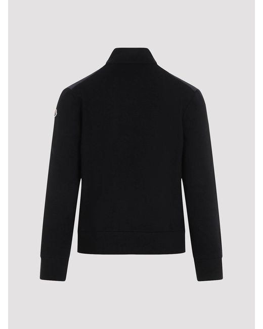 Moncler Blue Cardigan Tricot Jacket for men