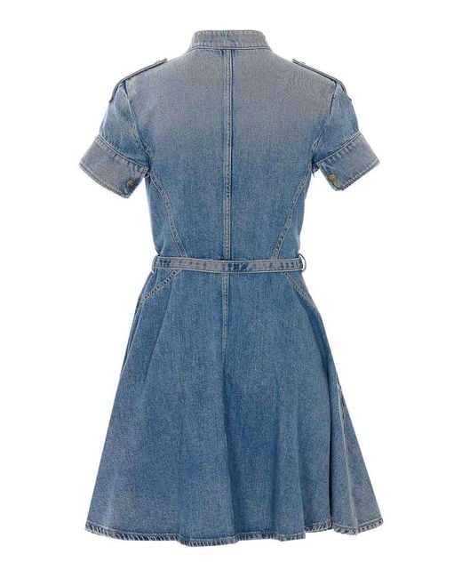 McQueen Blue Denim Dress