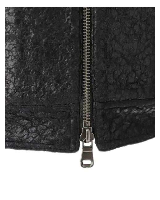 ANDERSSON BELL Black Morato Zip-Up Jacket for men