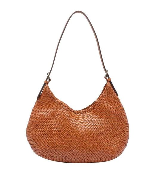 Dragon Diffusion Brown Luna Mezza Shoulder Bag