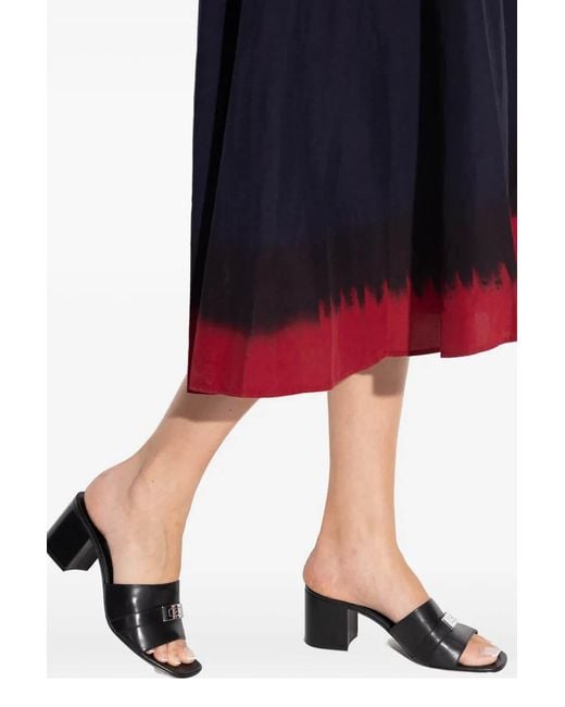 Tory Burch Black Leelee Mule Sandals