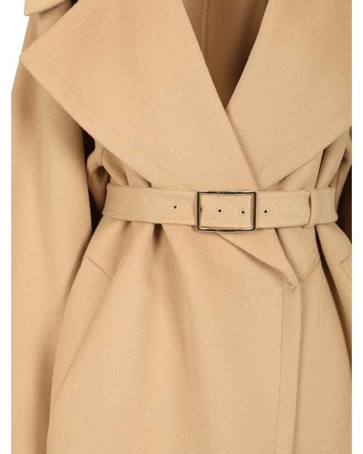 Sportmax Natural Spxpagine Coat