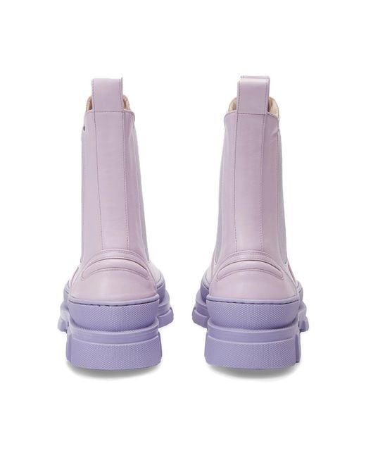 Bettina Vermillon Purple Simone Boots