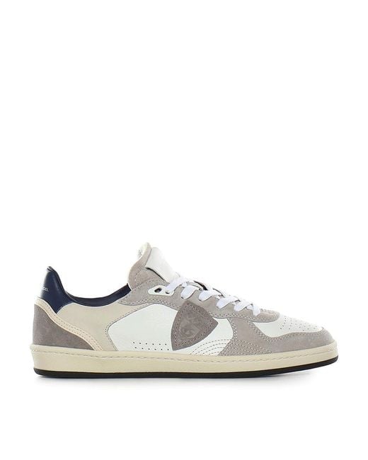Philippe Model White Pgal Leather Sneaker for men