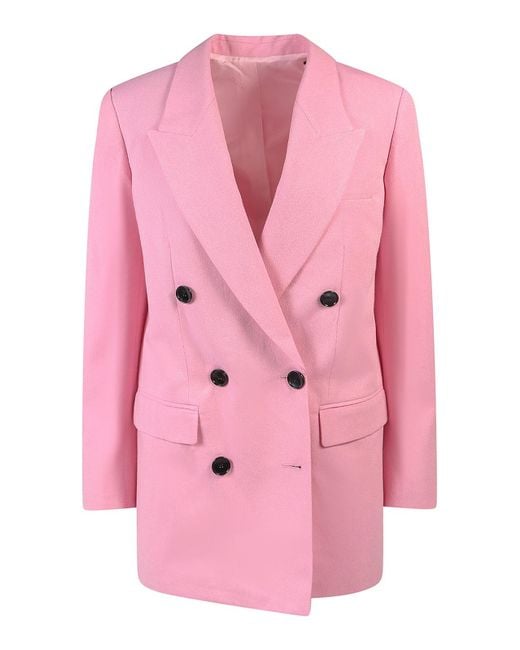 Isabel Marant Pink Viscose And Cotton Blazer