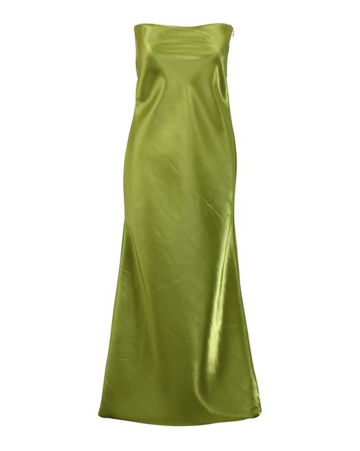 LIDEE Woman Green Strapless York Dress
