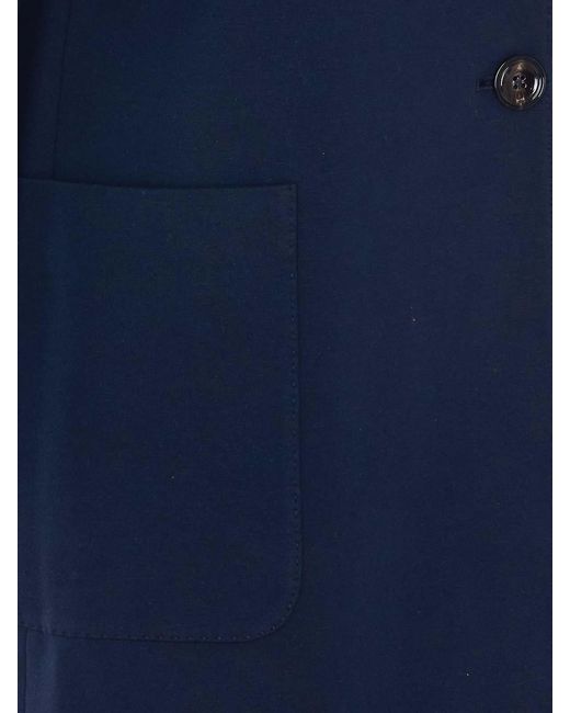Circolo 1901 Blue Single Breasted Button Closure