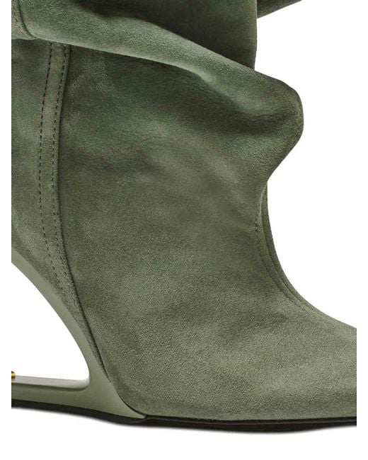 Balmain Green Boots