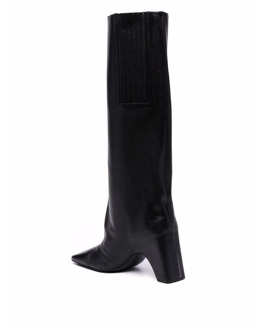 Coperni Black Square Toe Boots