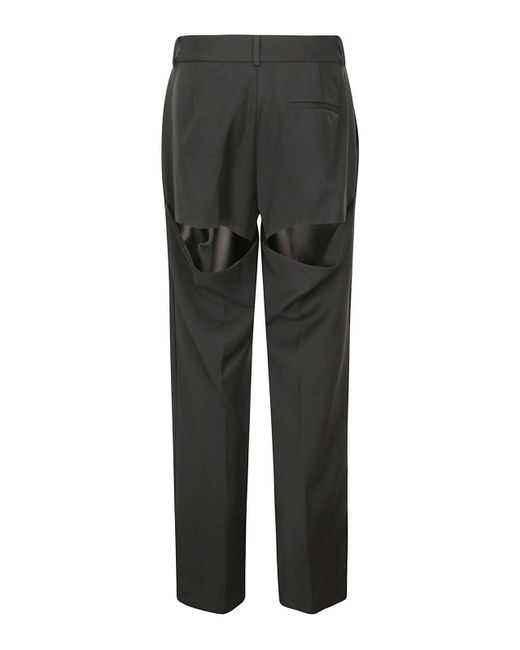Area Gray Casual Trousers