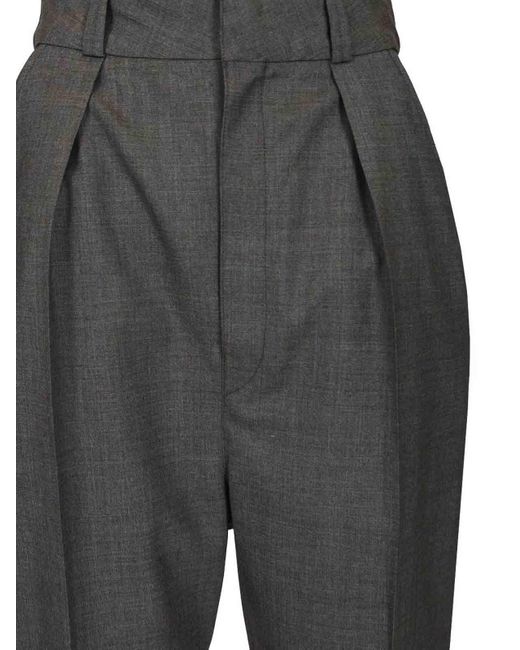 Lemaire Gray Soft Trousers