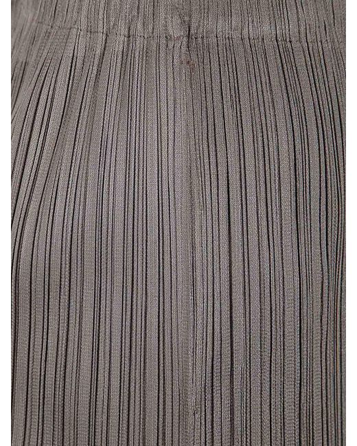 Pleats Please Issey Miyake Gray Monthly Colors Febraury Pants