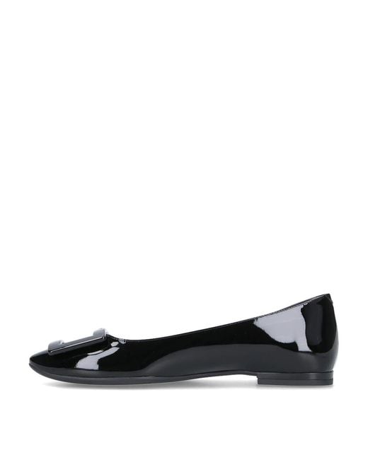 Roger Vivier Black U Look Ballet Flats
