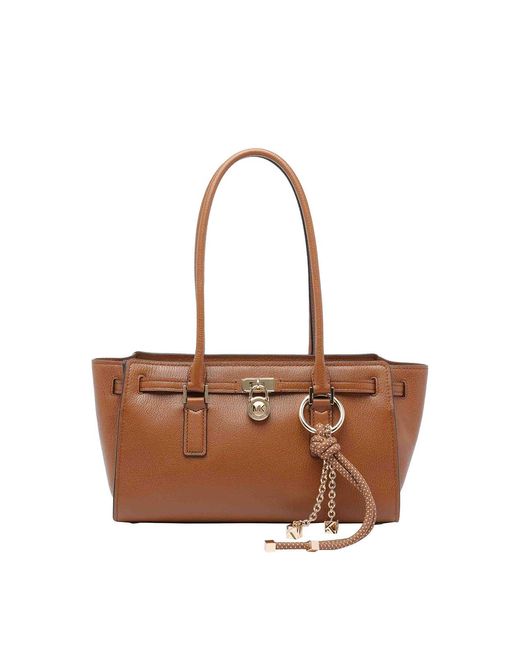 MICHAEL Michael Kors White Hamilton Shoulder Bag