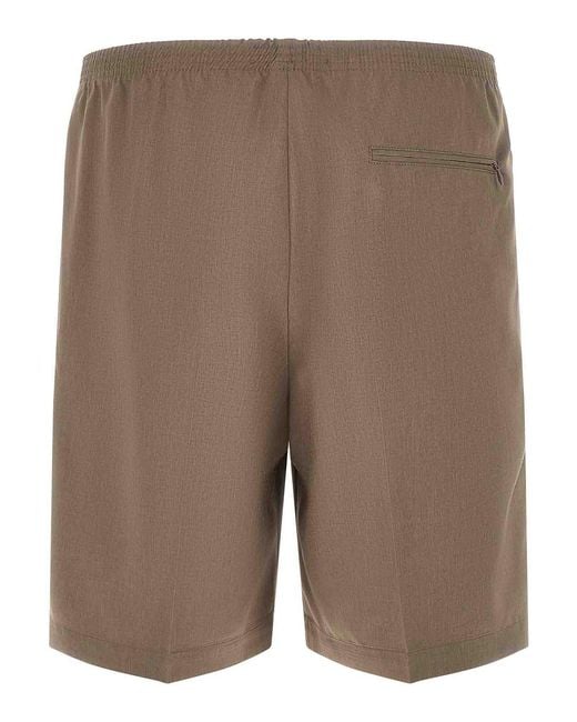 Cellar Door Brown Arno Bermuda Shorts for men