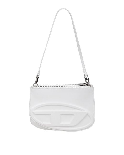 DIESEL White Shoulder Bags