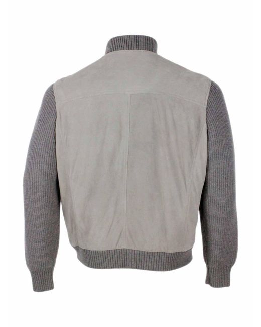 Barba Napoli Gray Jacket for men