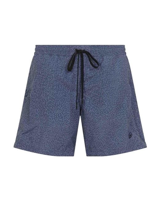 Brioni Blue 17Cm Swim Shorts for men