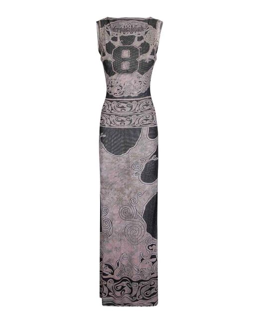 ottolinger multicolor mesh maxi dress Ottolinger Multicolor Mesh Maxi Dress - Prigry Julien Ceccal