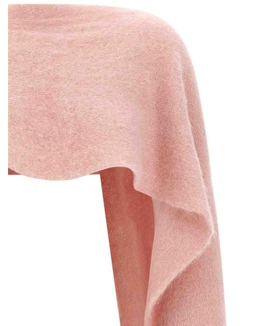 Moschino White Glove Cape
