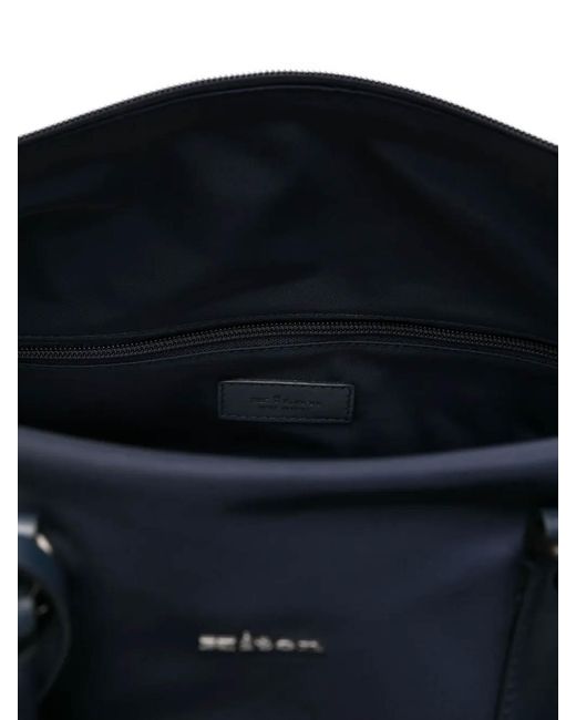 Borsone di Kiton in Blue da Uomo