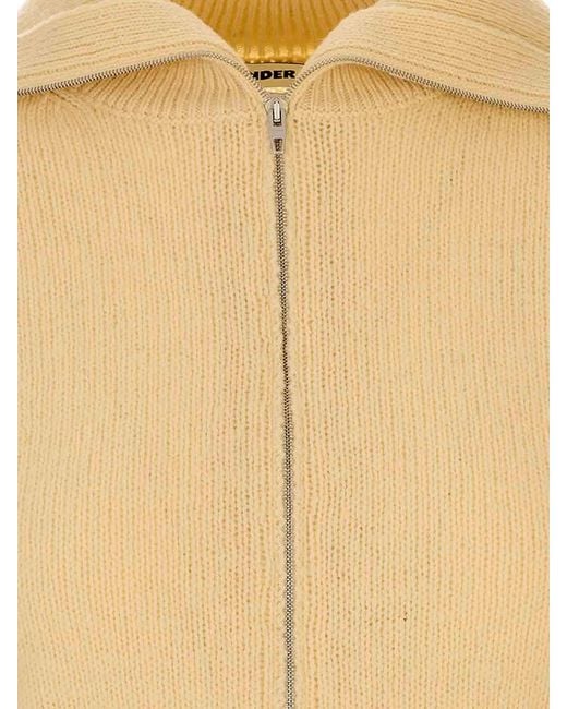 Jil Sander Natural Cardigan