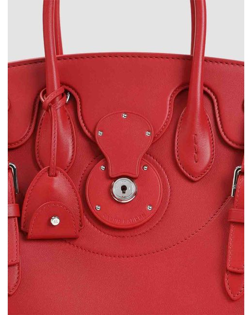 Ralph Lauren Red Ricky Shoulder Bag